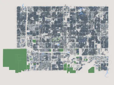 Chandler City Arizona USA 3D model
