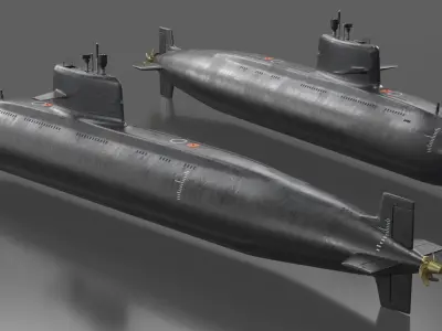  Stealth Naval Submarine Black 