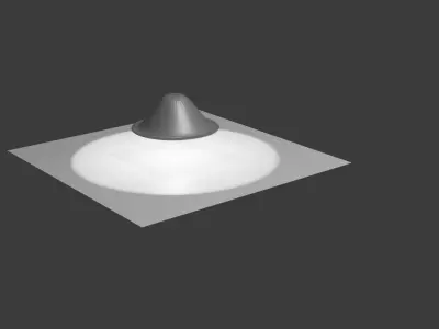 Realistic 3D LED Light Bulb Game Ready PBR Textured  Free 3D model