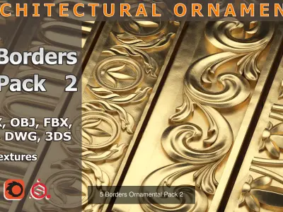 50 Borders Ornamental in One Pack