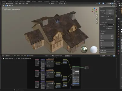 Modern house v58 3D model