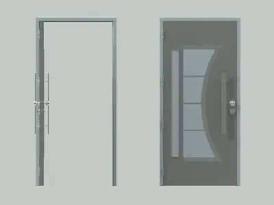 Door sets 12 3D model
