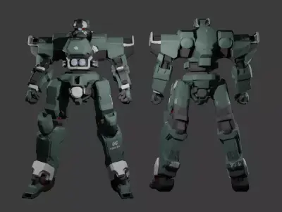 Mecha Cerberus 3D model