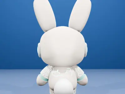 BunniVolt Scif fi Low-poly 3D model
