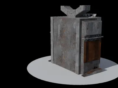 Run Down Building 3D model