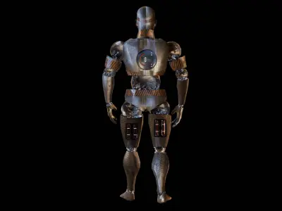 Android Low-poly 3D model