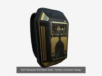 10 SciFi Backpack E Collection - Fashion Character Design