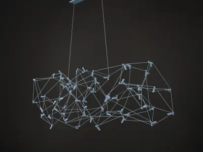 Quasar Universe Cosmos 125 Chandelier  3D model