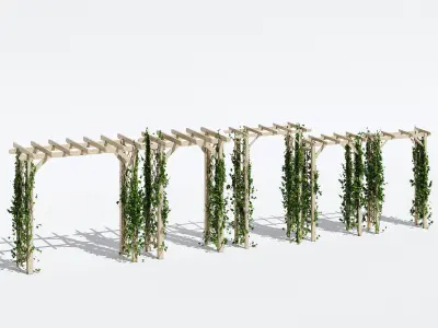 Garden arches one 3D model