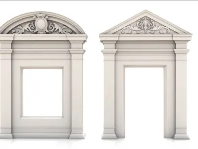 Classic windows 3D model