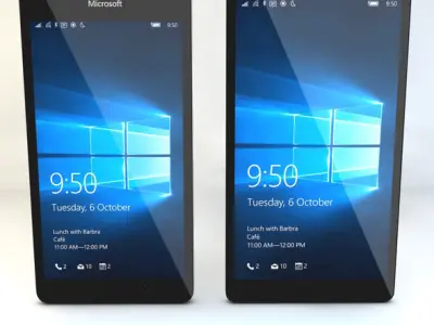 Microsoft Lumia 950-950XL Low-poly 3D model