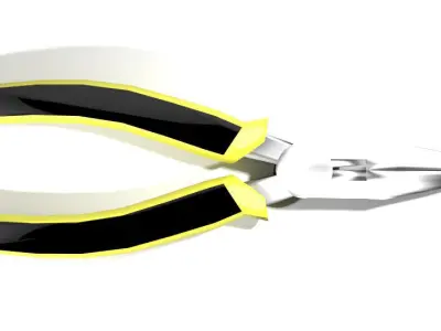 Mechanical Handtools - Long-nose Pliers 3D model