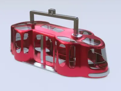 Hanging Cabin 3D model