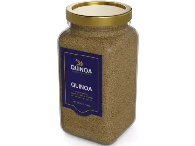 Quinoa Quinoa Low-poly 3D model