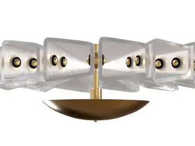 Polaris Flushmount wall sconce Bianco Light 3D model