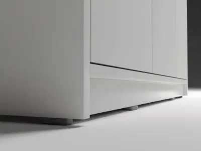 KLEPPSTAD - Wardrobe  3 doors   IKEA based   -  3D model