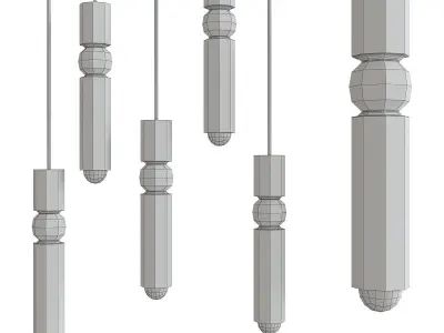 Fulcrum Light Gold - Lee Broom 3d model Low-poly 3D model