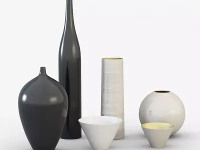 Ornamental vases 3D model