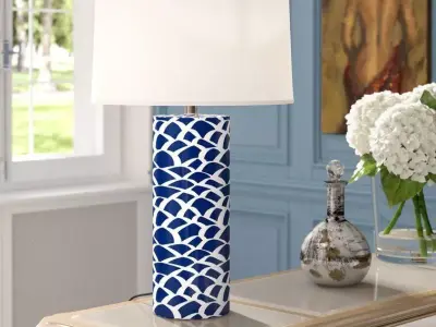 Zigler Ceramic Table Lamp Free 3D model