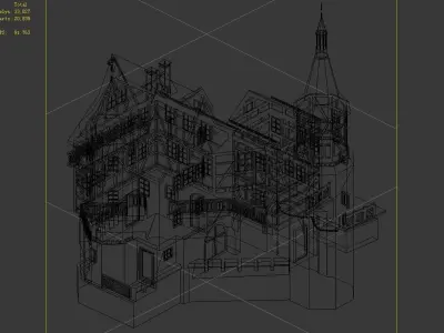 Heterogeneous - Architecture - Building 04 3D model
