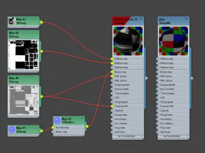 SciFi camera mount A Low-poly 3D model