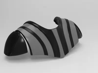 R1 VADER MANTLE SHOULDER ARMOR 3D model