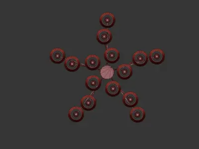 Visual Comfort Thomas O Brien 15 Light 3D model