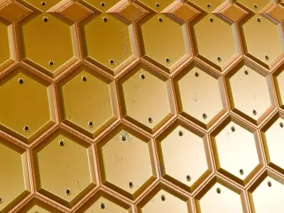 Golden Ver Metal Plate PBR Seamless Texture
