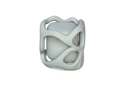 SciFi Shape Object Low Poly Low-poly 3D model 38