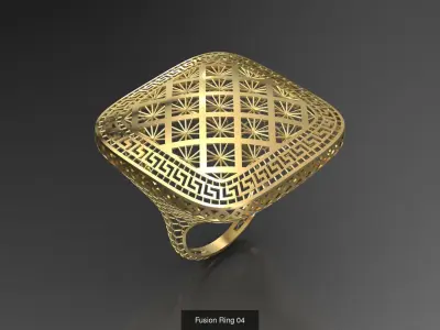 Fusion Ring Collection 3D Model Pack