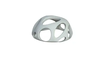 SciFi Cube Object No 47918 Low Poly Shape Low-poly 3D model