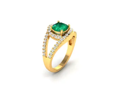 Engagement Wedding Ring 3dm Render Detail  3D print model order
