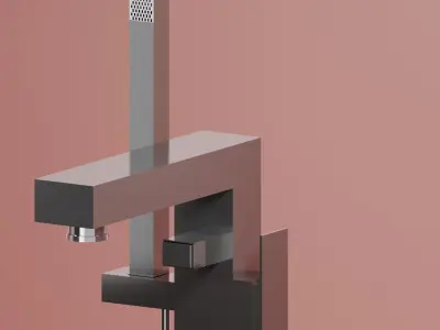 Sprayer Kitchen 3D model 3D model