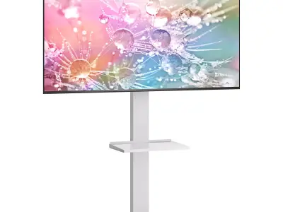 Iron Base Universal Floor TV Stand for 50 to 85 Inch TVs 3D model