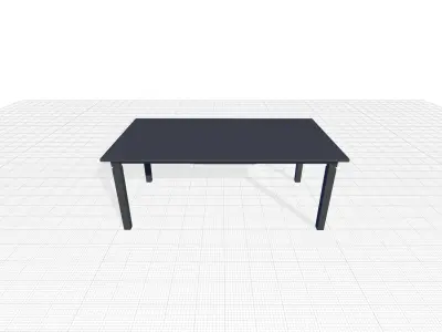 Florence-Graham Extendable Dining Table 3D model
