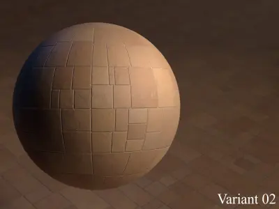 Stone Floor Tile set Texture