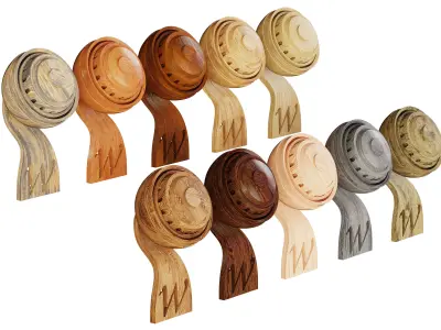 10 wood PBR materials sbs included Texture