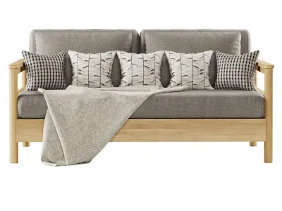 Tribeca outdoor sofa  3D model