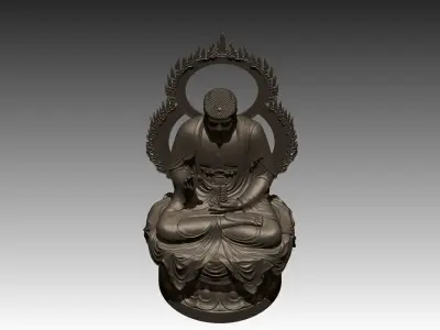 Amitabha Buddha  3D print model