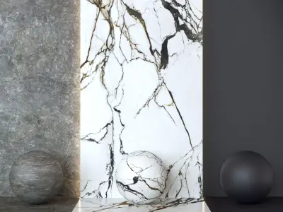 Porcelanosa Xtone 3in1 Tile Set - Marble and Stone Mix Texture