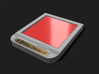 Star Trek Combadge display 3D print model