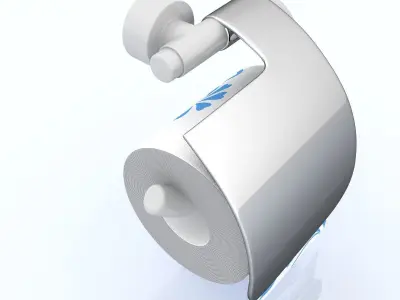 Toilet Paper 02 3D model