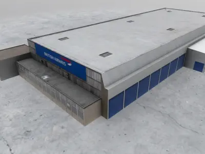 EGKK Storage 1 Low-poly 3D model