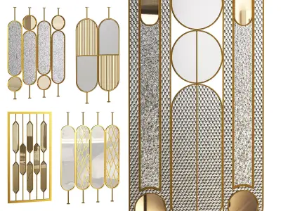 Partition Low-poly 3D model