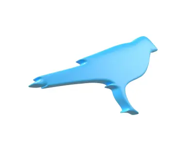 Kusama Coin v1 004 Low-poly 3D model