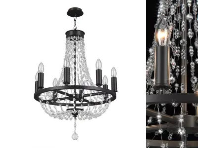 744088 Castello Lightstar Chandelier 3D model