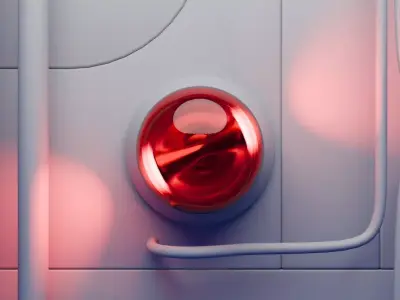 Alert Light Animation 3D model