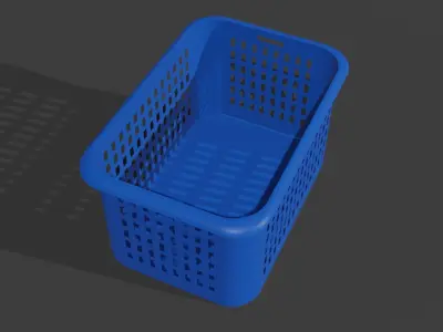 Basket Free low-poly 3D model