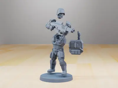 National Guard Infantry 3D print model