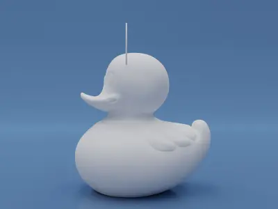 Outdoor lamp Low-poly 3D model